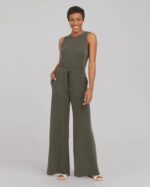 Women's Fashionable Lace Up Jumpsuit Pants - Image 3