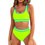 Bikini Tight-fitting Solid Color Swimsuit For Women - Image 4