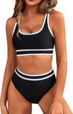 Bikini Tight-fitting Solid Color Swimsuit For Women - Image 7