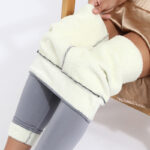 Winter Leggings Warm Thick High Stretch Lamb Cashmere Leggins Skinny Fitness Woman Pants - Image 10