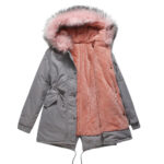 Parka Cotton-padded Coat Mid-length Hooded - Image 10
