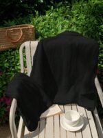 Summer Solid Color Off Shoulder Loose Women's Shirt And Shorts Casual Set - Image 2