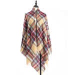 Women's Cashmere-like Plus-sized Double-sided Qicaigei Scarf Shawl - Image 3