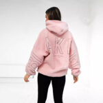 Women's Simple Loose Embroidered Lamb Fleece Coat - Image 7