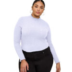 Women's Half-high Collar Long Sleeves T-shirt Slim Bottoming Shirt - Image 7