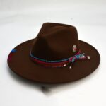 Wool-like Autumn And Winter Felt Cap British Woolen Hat - Image 2