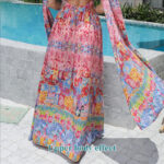 Women's Floral Style Large Hem Dress - Image 7