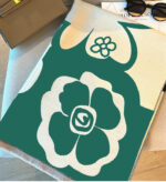 Air-conditioned Room Spring And Summer High-grade Versatile Black And White Scarf Warm Dress - Image 10