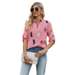 Feather Print Shirt - Image 8