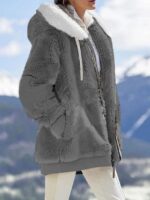 Plush Hooded Jacket - Image 7