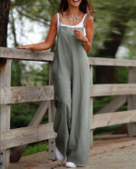 Women's Fashion Casual Pocket Camisole Jumpsuit - Image 2