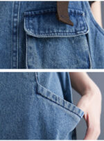 Women's Korean Version Of The New Spot Strap Spring Jeans - Image 7