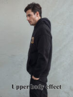 Fashionable Solid Color Long Sleeved Printed Hoodie For Both Men And Women - Image 3