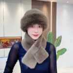 Suit Winter Scarf Mongolian Cap Plush Hat Women's Thickened - Image 2