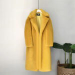 Thick, long faux fur coat - Image 7