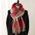 Thick Warm Outer Shawl Tassel South Korea Artificial Cashmere Scarf - Image 9