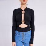 2023 New Sexy Metal Slim Design Sense Bottom Tops - Image 7