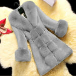 New Style Rabbit Fur Ladies Fur Coat - Image 5