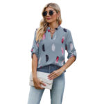 Feather Print Shirt - Image 6