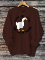 Women's Long Sleeved Printed Hoodie - Image 2