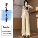 High Waist Long Thin Straight Loose Leisure Sports Sweatpants - Image 6