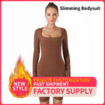 Women's Fashion Simple Solid Color Bodysuit - Image 3