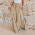 Loose Summer Wide Female Draped Casual Pants - Image 7
