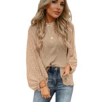 Women's Round Neck Chiffon Blouse - Image 7