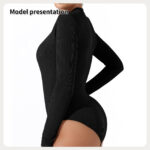 Women's Fashion Simple Solid Color Bodysuit - Image 7