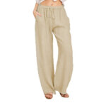 Women's Casual Cotton And Linen Loose Yoga Pants - Image 9
