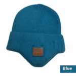 Thickened Blue Tooth Cap Knitted - Image 3