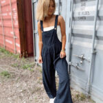 Casual High Waist All-matching Straight Jumpsuit For Women - Image 3
