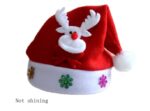 Christmas Decorations Non-woven Cartoon Applique Luminous Hat - Image 10