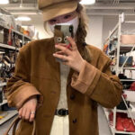 Dark Brown Coffee Suede Vintage Blazer - Image 4