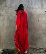 Rayon Embroidered Holiday Sun Protection Cardigan Beach Cover Up - Image 7