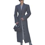 Long Button Coat Jacket European And American Double-breasted Winter Premium Coat - Image 5