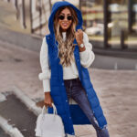 New Fashion Casual Solid Color Hooded Single-breasted Slim Fit - Image 6