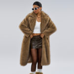 Long Faux Fur Coat - Image 3