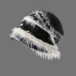 Korean Style Autumn And Winter Plush Knitted Mixed Color Stripe Warm - Image 4