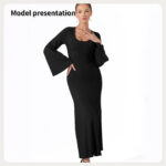 Women's Fashion Simple Solid Color Dress - Image 5