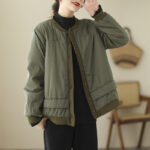 Retro Cotton Padded Thickened Cotton-padded Jacket Short Coat - Image 10