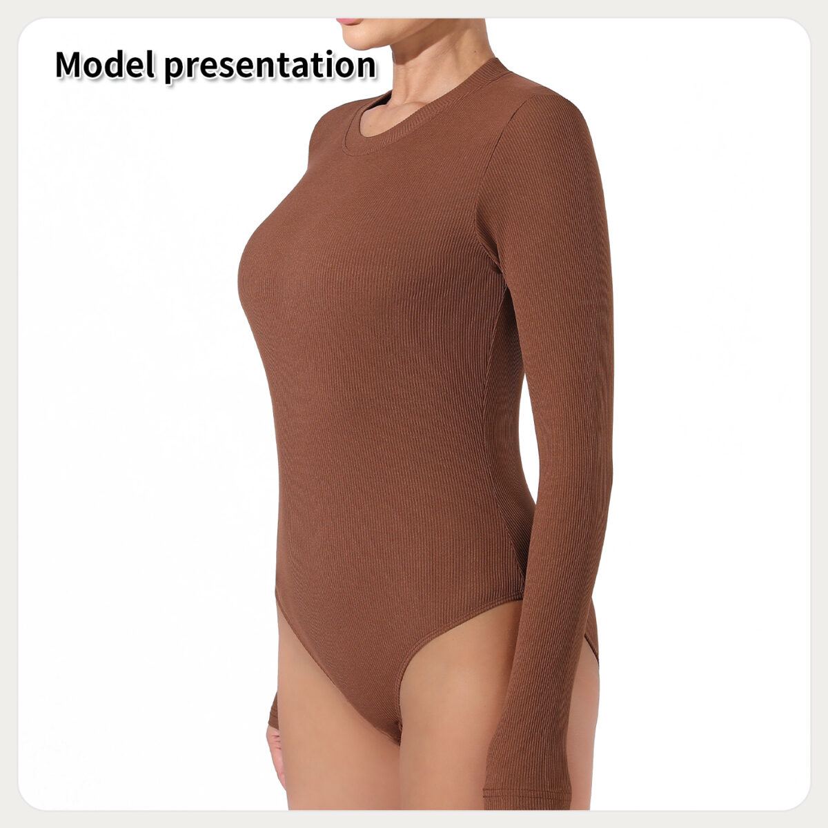 Women's Fashion Simple Solid Color Bodysuit - Image 6