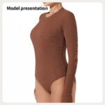 Women's Fashion Simple Solid Color Bodysuit - Image 6