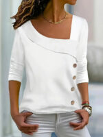 Asymmetric Buckle Top - Image 4