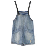 New Literary Large Size Fat Sister Jean Suspenders Female - Image 3