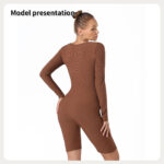 Women's Fashion Simple Solid Color Bodysuit - Image 6