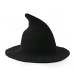 European And American Halloween Wool Wizard Hat - Image 3