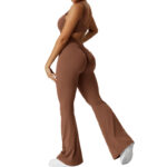 Slim Fit Hip Raise Jumpsuit Sexy Backless Exercise Yoga Clothes - Image 7
