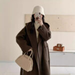 Women’s Hooded Wool Overcoat - Image 3