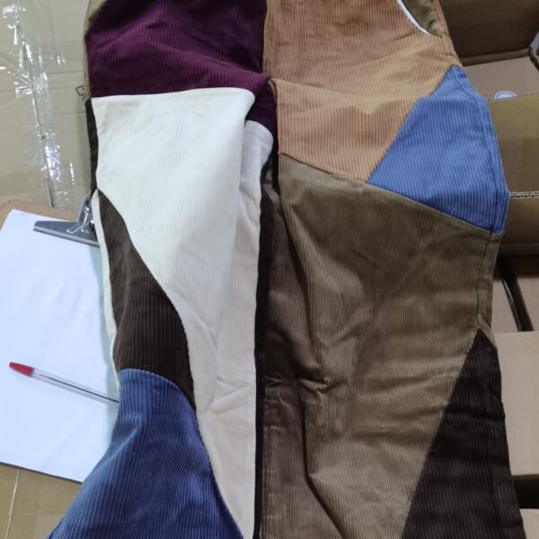 Brown Stitched Pants